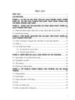 Đề án phát triển du lịch bền vững thành phố Huế