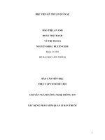 Báo cáo thực tập cơ sở dữ liệu  xây dựng phần mềm quản lí bán thuốc