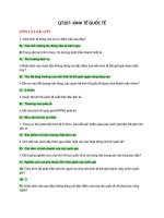 De Cuong kinh te quoc te QT207