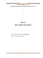 Thiết kế tuyến đường đi qua địa phận thôn đồng trình, huyện như xuân, tỉnh thanh hóa   điểm đầu thiết kế điểm a km 0+00   điểm cuối thiết kế điểm b km 1 + 559 61