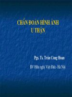 chẩn đoán hình ảnh u nhu mô thận