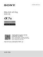 Hướng dẫn sử dụng Sony A7 Mark III