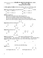 6  thi hoc ki II  2011  2012 Thanh Oai