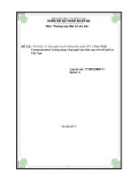 Tìm hiểu về công nghệ truyền thông tầm ngắn NFC ( Near Field Communication) và ứng dụng công nghệ này hiện nay trên thế giới và Việt Nam