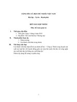 BÀI THẢO LUẬN kế TOÁN QUẢN TRỊ BUT BI THIÊN LONG