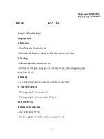 giáo án: bản tin  ngữ văn 11