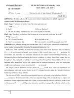 12 đề thi thử THPT Quốc gia môn tiếng Anh năm 2018 có lời giải chi tiết