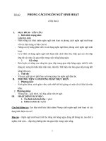 Tiết 42   PHONG CÁCH NGÔN NGỮ SINH HOẠT mới nhất 11docx 