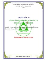 Thuyết minh dự án Nâng cấp dây chuyền điện lực và bảo quản máy biến thế Thủ Đức TPHCM 0918755356
