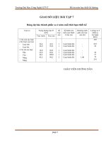 Thiết kế tuyến đường đi qua địa phận  thôn đồng trình, huyện như xuân, tỉnh  thanh hóa