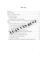 Hoạch định chiến lược kinh doanh cho công ty cổ phần sữa việt nam   vinamilk