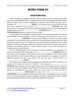 Bài tập word form 03