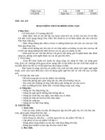 Trải nghiệm sáng tạo ngữ văn 11 học kì 2