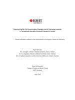 Exploring English Oral Communication Strategies used by Vietnamese students in Transnational Education Advanced Programs in Vietnam
