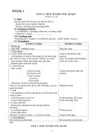 Giáo án Tiếng Anh lớp 4 HKI  2017  2018