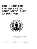 SÁCH HƯỚNG DẪN CHO VIỆC CHẾ TẠO SẢN PHẨM TIÊU DÙNG AN TOÀN HƠN