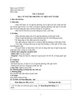 Giaó án ngữ văn 8 theo chuẩn mô hình trường học mới