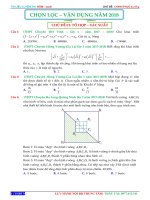Tuyển chọn bài tập trắc nghiệm chinh phục điểm 6 – 7 – 8 – 9 trong các đề thi thử Toán