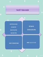 PHÂN TÍCH HAI GIAI ĐOẠN  CỦA NHẬN THỨC: NHẬN THỨC CẢM TÍNH NHẬN THỨC LÝ TÍNH