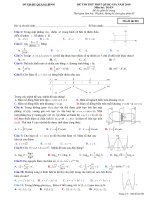Đề thi thử THPTQG 2018 môn Toán trường chuyên Lê Hồng Phong – Nam Định