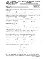 Đề thi thử Toán THPT Quốc gia 2018 trường THPT số 2 An Nhơn – Bình Định