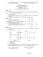 ĐỀ THI VÀ ĐÁP ÁN MÔN ĐIỆN TỬ CÔNG SUẤT