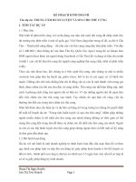 KẾ HOẠCH KINH DOANH DỊCH VỤ SPA VÀ HUẤN LUYỆN THÚ CƯNG