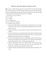 BAI TAP THUE GTGT, TNDN,TNCN