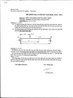 ĐỀ THI KẾT CẤU CẢU MÁY TRỤC