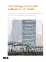 Tận dụng cuộc Cách mạng Công nghiệp lần thứ tư cho các thành phố đang phát triển theo hướng bền vững