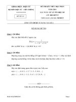 ĐỀ THI VÀ ĐÁP ÁN XỬ LÝ TÍN HIỆU ẢO