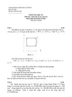 ĐỀ THI TÍNH TOÁN SƠ CẤP CÁC CẤU TRÚC