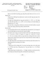 ĐỀ THI KỸ THUẬT SẤY