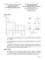 ĐỀ THI VÀ ĐÁP ÁN MÔN  THIẾT BỊ ĐIỆN TỬ CÔNG NGHIỆP