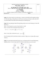 ĐỀ THI VÀ ĐÁP ÁN MÔN THIẾT KẾ DÙNG MÁY TÍNH TRONG ĐIỆN NẶNG