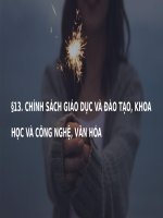 Chính sách khoa học và công nghệ
