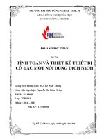 Cô đặc dung dịch NaOH