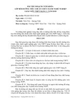 Bài thu hoạch thăng hạng giáo viên THPT hạng 2