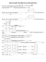 Đại số tuyến tính EG014