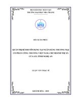Quản trị rủi ro tín dụng tại ngân hàng thương mại cổ phần công thương việt nam, chi nhánh thị xã cửa lò, tỉnh nghệ an 