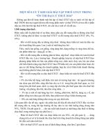 Mot so luu y khi giai bai tap thue GTGT