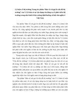 TIỂU LUẬN KINH tế CHÍNH TRỊ   lý LUẬN về THỊ TRƯỜNG TRONG tác PHẨM bàn về cái gọi là vấn đề THỊ TRƯỜNG, sự vận DỤNG của ĐẢNG TA TRONG PHÁT TRIỂN KTTK ĐỊNH HƯỚNG XHCN ở VIỆT NAM