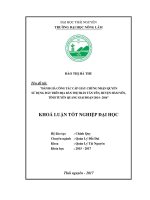 Đánh giá công tác cấp giấy chứng nhận quyền sử dụng đất trên địa bàn thị trấn Tân Yên, huyện Hàm Yên, tỉnh Tuyên Quang trong giai đoạn 20142016 (Khóa luận tốt nghiệp)