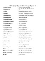 100 thuat ngu tieng anh dung trong nganh quang cao