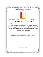 Báo cáo bài tập lớn thông tin vô tuyến