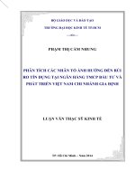 2  phan tich cac nhan to anh huong den RRTD CN gia dinh