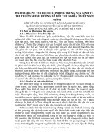TÀI LIỆU THAM KHẢO KINH tế CHÍNH TRỊ   bảo đảm KINH tế CHO QUỐC PHÒNG TRONG nền KINH tế THỊ TRƯỜNG ĐỊNH HƯỚNG xã hội CHỦ NGHĨA ở VIỆT NAM HIỆN NAY