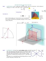 BÀI TOÁN ỨNG DỤNG THỰC tế của TÍCH PHÂN 