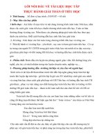 GIẢI TOÁN TIỂU học phần i 