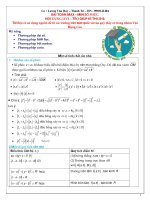 CHINH PHỤC CÁC CÂU VẬN DỤNG CAO VỀ MINMAX SỐ PHỨC